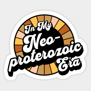Earth Science - Neoproterozoic Era - Geology Sticker